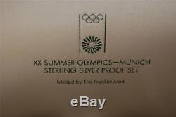 1972 silver, bronze, and aluminum Coca Cola Olympic medals by Franklin Mint
