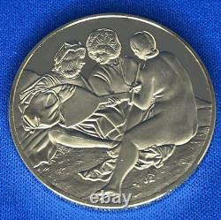 1973 24K on Sterling Silver Franklin Mint Pastoral Concert c1510 Giorgione Coin