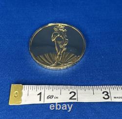 1973 24K on Sterling Silver Franklin Mint The Birth of Venus Medal