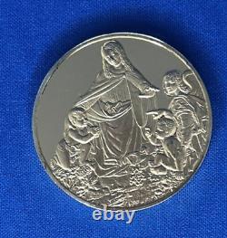 1973 24K on Sterling Silver Franklin Mint The Virgin of the Rocks Medal
