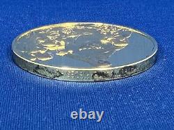 1973 24K on Sterling Silver Franklin Mint The Virgin of the Rocks Medal