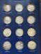 1973 America In Space Manned/unmanned 24 Rounds Proof Set (sterling Silver)