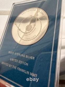1973 Comet Kohoutek Eyewitness Medal. 925 Sterling Silver Franklin Mint with COA