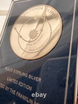 1973 Comet Kohoutek Eyewitness Medal. 925 Sterling Silver Franklin Mint with COA
