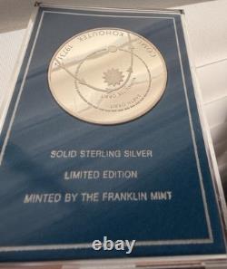 1973 Comet Kohoutek Eyewitness Medal. 925 Sterling Silver Franklin Mint with COA