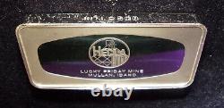 1973 FRANKLIN MINT Hecla Lucky Friday Mine 4.2 oz. 999 Silver RARE BAR