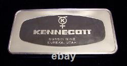 1973 FRANKLIN MINT Kennecott Burgin Mine 4.2 oz. 999 Silver RARE BAR