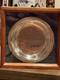 1973 Franklin Mint Winter Fox Solid Sterling Silver Plate 180 Gm In Shadow Box