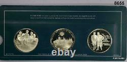 1973 Franklin Mint 1-1/2 Proof 24g Sterling Silver 12 Medals Mint Sealed #8655