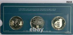 1973 Franklin Mint 1-1/2 Proof 24g Sterling Silver 12 Medals Mint Sealed #8655