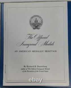 1973 Franklin Mint. 925 Silver Proof Inaugural Medal Nixon/Agnew 5.9 Ozt ASW