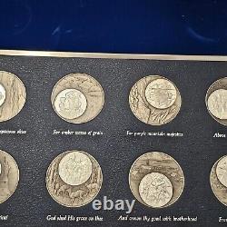 1973 Franklin Mint America the Beautiful Sterling Silver Coin Set 8