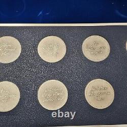 1973 Franklin Mint America the Beautiful Sterling Silver Coin Set 8