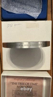 1973 Franklin Mint Annual Calendar. 925 Sterling Silver (4500 Grains) With Box