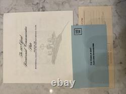 1973 Franklin Mint Official Bicentennial Commemorative Plate Sterling Silver