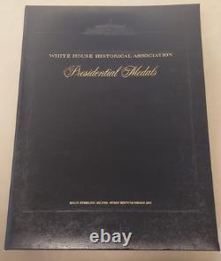 1973 Franklin Mint Presidential Medals Set 40 Sterling Silver Coins, 46oz+ COA