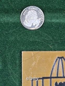 1973 Franklin Mint Pro Football Hall of Fame Immortals Sterling Silver Coin Set