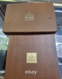 1973 Franklin Mint Pro Football Hall of Fame Immortals Sterling Silver Coin Set