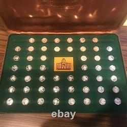 1973 Franklin Mint Pro Football Hall of Fame Sterling Silver Set (DFP #72 2/24)