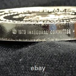 1973 Franklin Mint Proof Nixon Inauguration 198.9 Grams 925 Sterling Silver