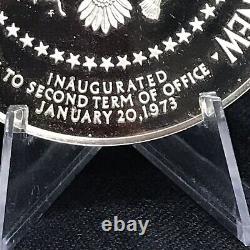 1973 Franklin Mint Proof Nixon Inauguration 198.9 Grams 925 Sterling Silver