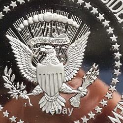 1973 Franklin Mint Proof Nixon Inauguration 198.9 Grams 925 Sterling Silver