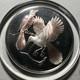1973 Franklin Mint Robert Bird Mockingbird 2 Ounce. 925 Silver Proof Medal