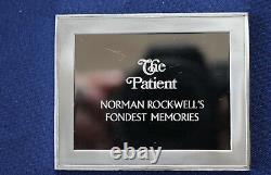 1973 Franklin Mint Rockwell's Fondest Memories The Patient Silver Art Bar P0188