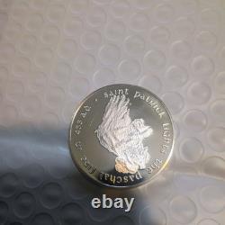 1973 Franklin Mint St Pattys Day. 999(BU)Silver Proof Medal PaschalFire item#38