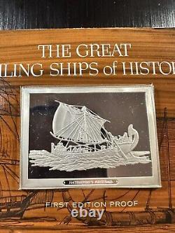 1973 Franklin Mint The Great Sailing ships of History Hatshepsuts Punt Ship