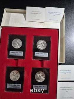 1973 Franklin Mint holiday Proof Set LIMITED EDITION