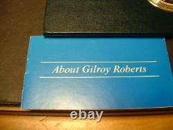 1973 GILROY ROBERTS STERLING SILVER SET OF FIVE ROBERTS BIRDS WithALBUM COMPLETE