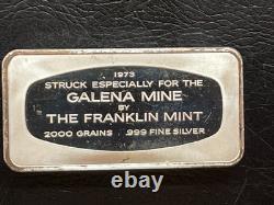 1973 Galena Mine 2000 grain(4.247ozt) 999 silver by Franklin Mint