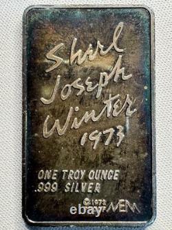 1973 Mount Everest Mint Three Thanksgiving Blessings 3.23 oz Silver Set