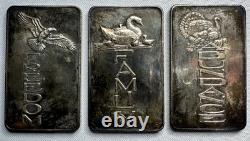 1973 Mount Everest Mint Three Thanksgiving Blessings 3.23 oz Silver Set