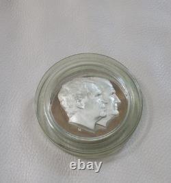 1973 Nixon Agnew Presidential Inaugural 6oz Silver Medallion In Box