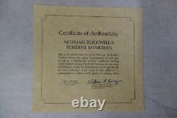 1973 Norman Rockwell Fondest Memories 10 Silver (925) Bars 1st Edition Set COA