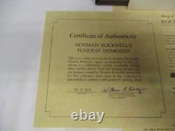 1973 Norman Rockwell Sterling Silver Fondest Memories 10 3.5oz 1500 Grain Bars