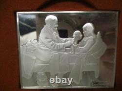 1973 Norman Rockwell Sterling Silver Fondest Memories 10 3.5oz 1500 Grain Bars