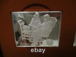 1973 Norman Rockwell Sterling Silver Fondest Memories 10 3.5oz 1500 Grain Bars