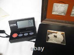 1973 Norman Rockwell Sterling Silver Fondest Memories 10 3.5oz 1500 Grain Bars
