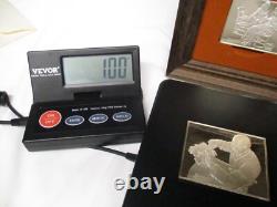 1973 Norman Rockwell Sterling Silver Fondest Memories 10 3.5oz 1500 Grain Bars