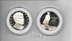1973 ONE John F Kennedy 1000 Grains (2.15ozt) Sterling Franklin Medal