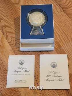 1973 President Richard Nixon Official Inaugural Silver Proof Medal -6.37oz-OIR