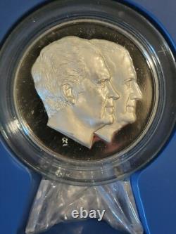 1973 President Richard Nixon Official Inaugural Silver Proof Medal -6.37oz-OIR