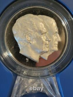 1973 President Richard Nixon Official Inaugural Silver Proof Medal -6.37oz-OIR