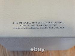 1973 President Richard Nixon Official Inaugural Silver Proof Medal -6.37oz-OIR