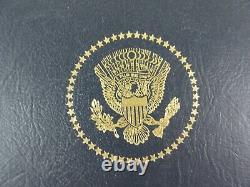 1973 Richard Nixon Agnew Official Inaugural Sterling Silver 7 7/8 Plate