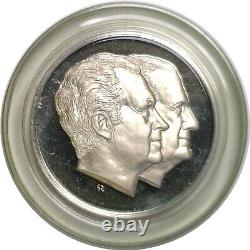 1973 Richard Nixon Presidential Inauguration 5 Oz. Silver Medal