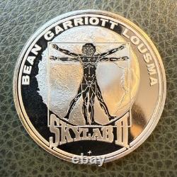 1973 Skylab II Eyewitness Medal Franklin Mint. 925 Sterling Silver